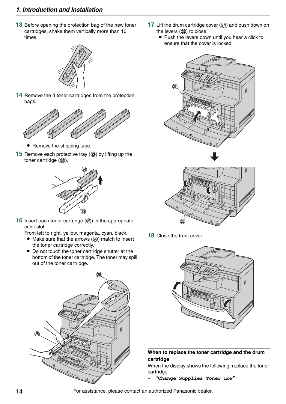 Panasonic DPMC210 User Manual | Page 14 / 128