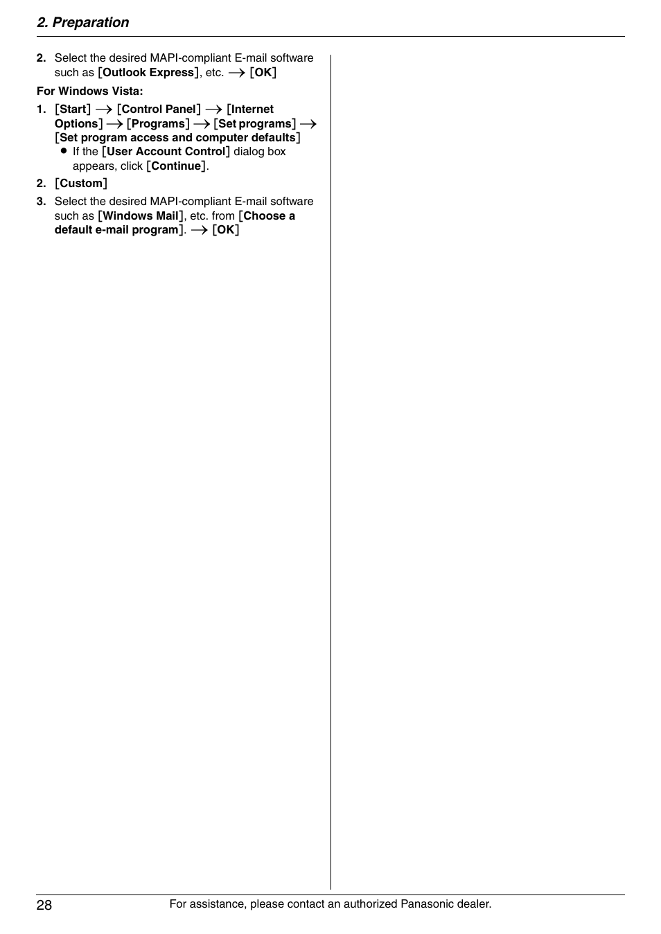 Panasonic DPMC210 User Manual | Page 28 / 128