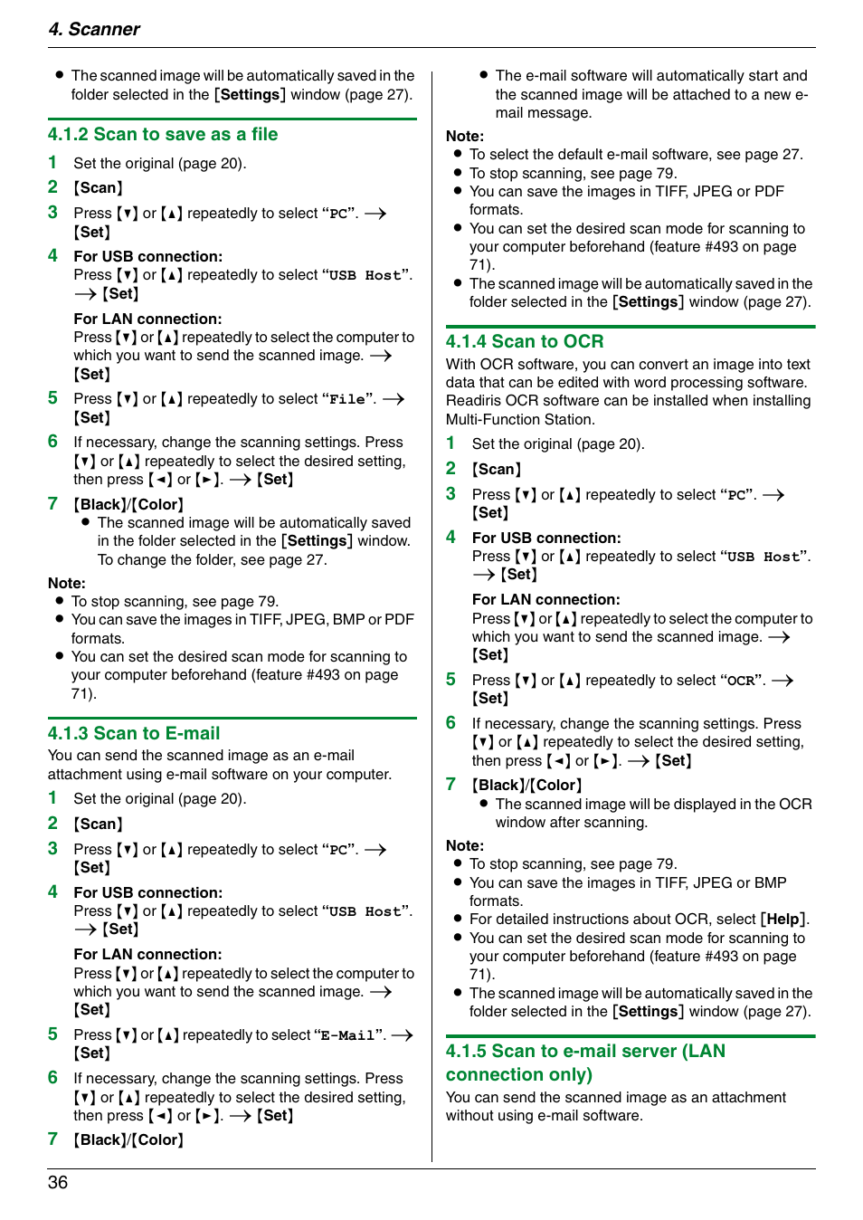 Panasonic DPMC210 User Manual | Page 36 / 128