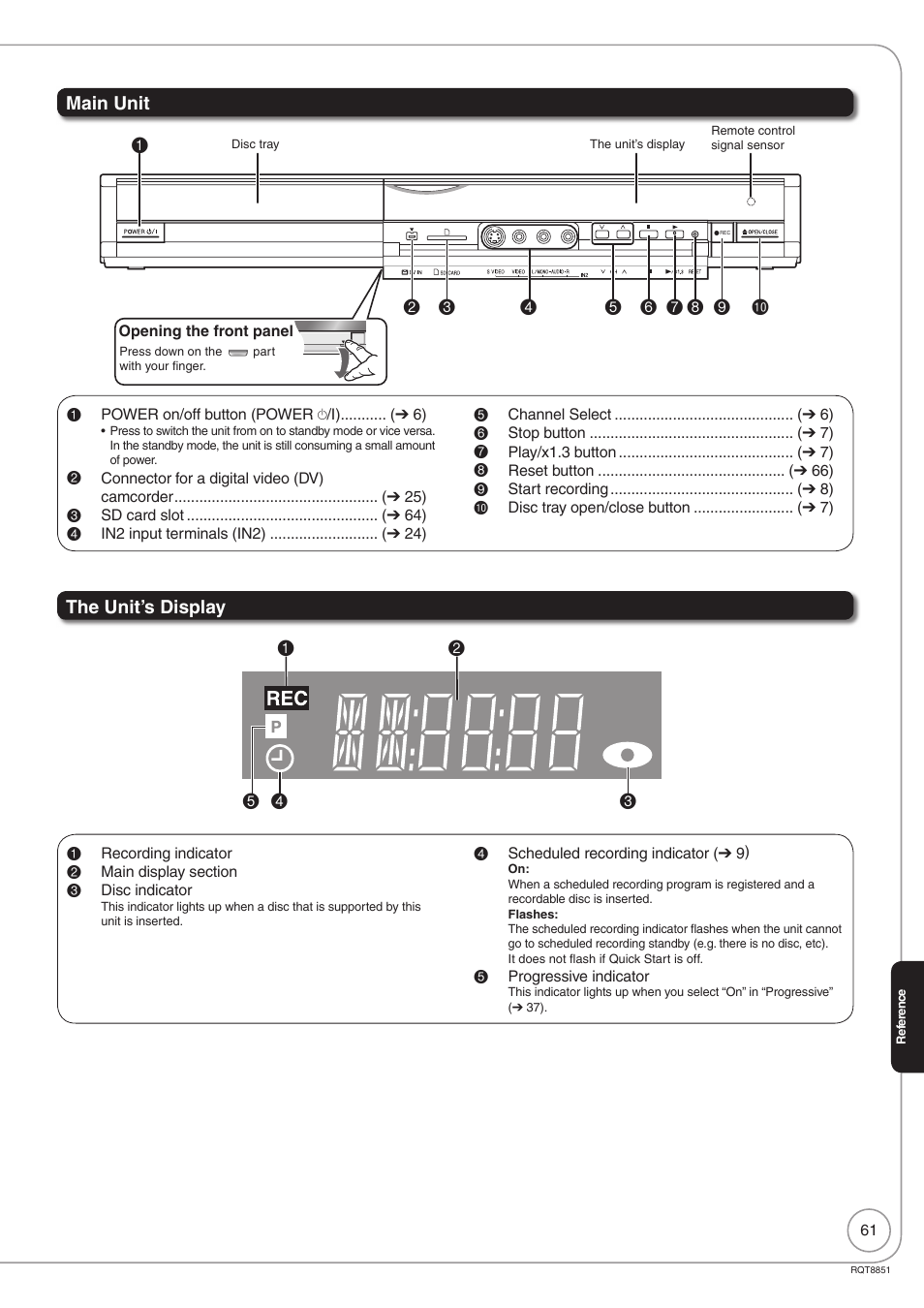 Panasonic DIGA DMR-EZ27 User Manual | Page 61 / 84