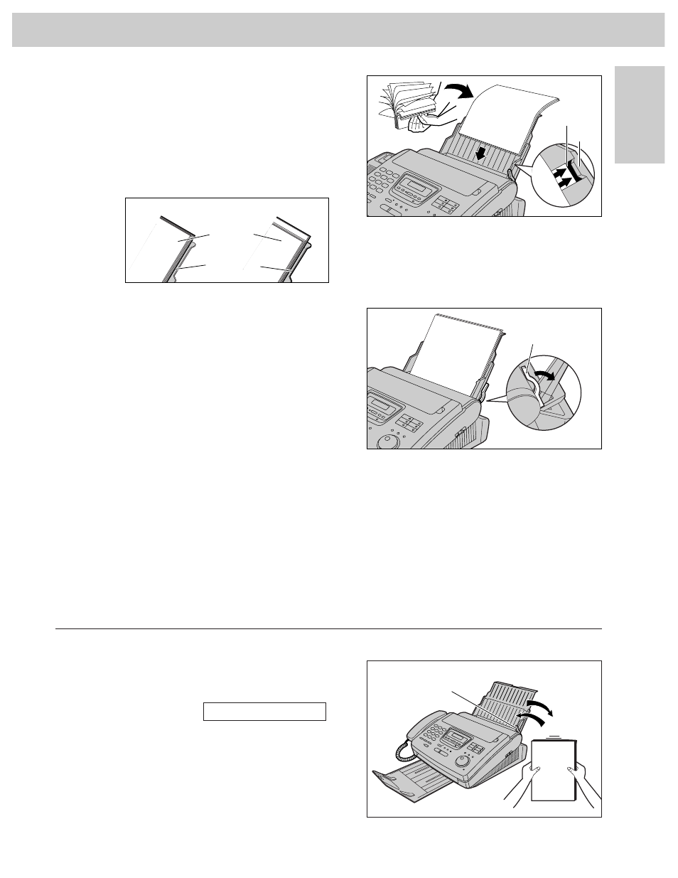 Setup, Adding paper to the paper tray | Panasonic KX-FP270 User Manual | Page 27 / 144