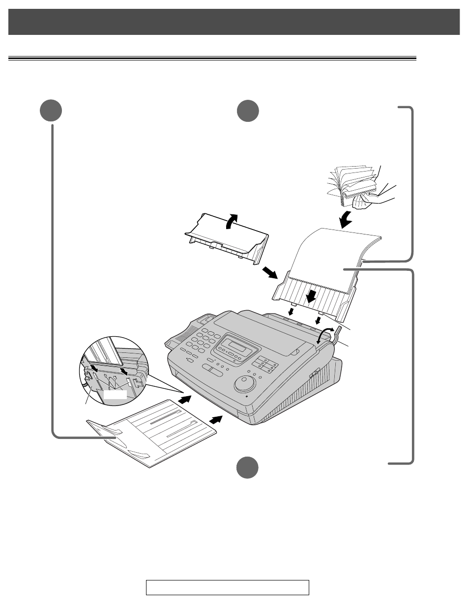 Quick start, Recording paper, Paper stacker | Paper tray | Panasonic KX-FP270 User Manual | Page 5 / 144