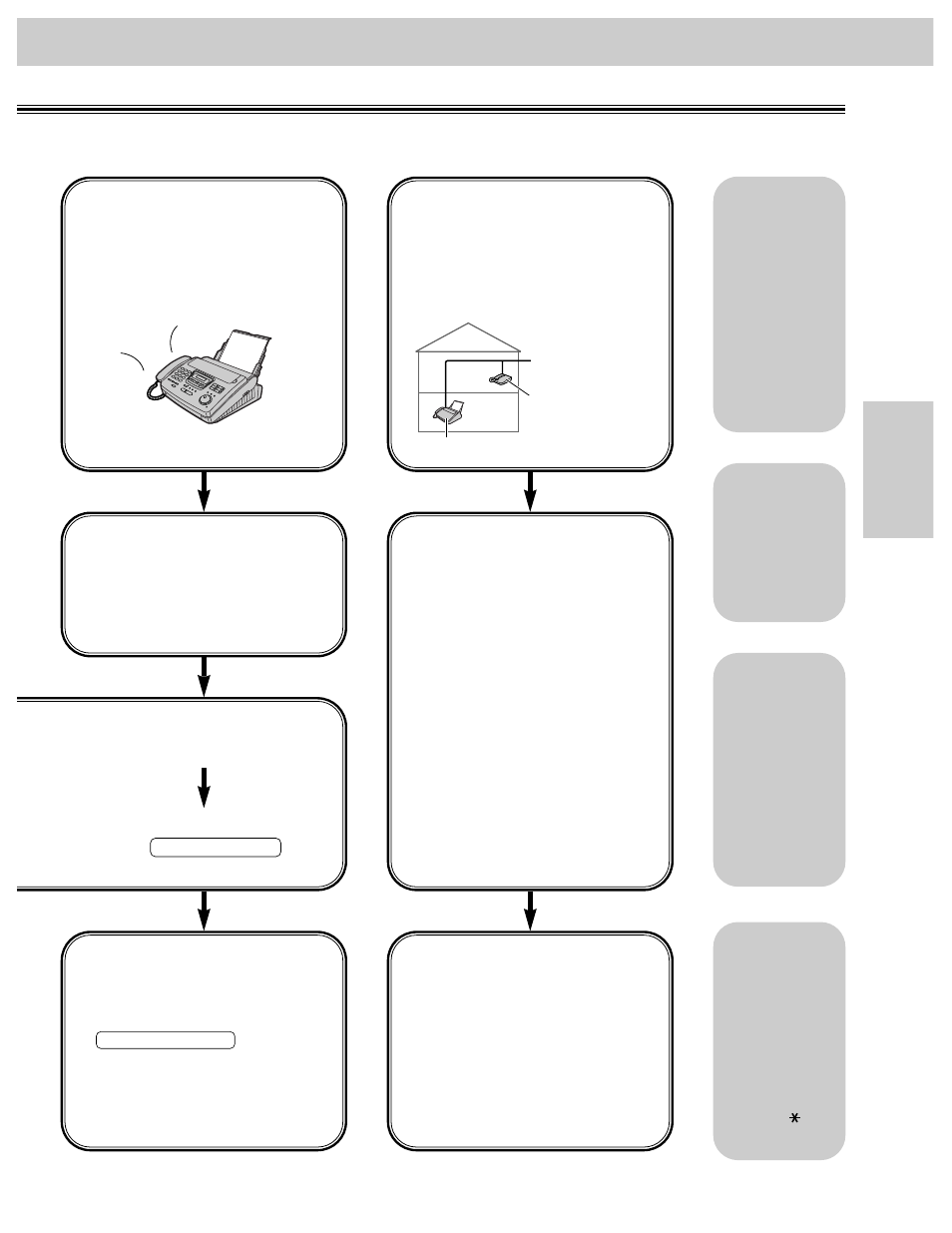 Receiving faxes, Tel mode, Option c option d other options | Panasonic KX-FP270 User Manual | Page 71 / 144