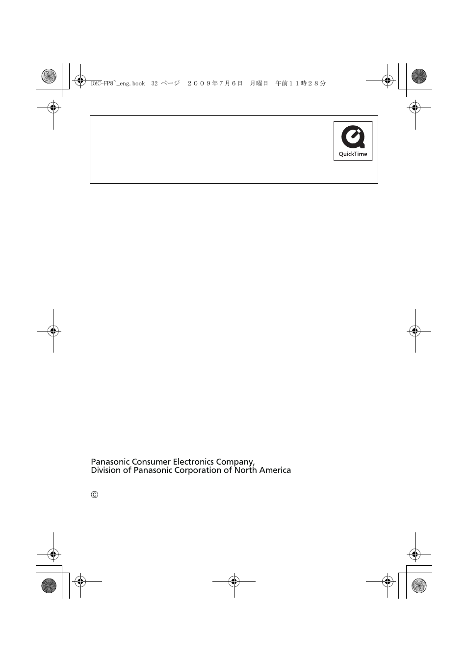 Panasonic DMC-FP8 User Manual | Page 32 / 32