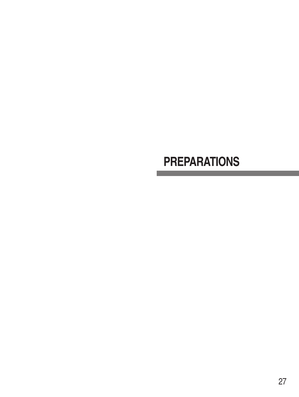 Preparations | Panasonic WJ-HD500B User Manual | Page 27 / 104
