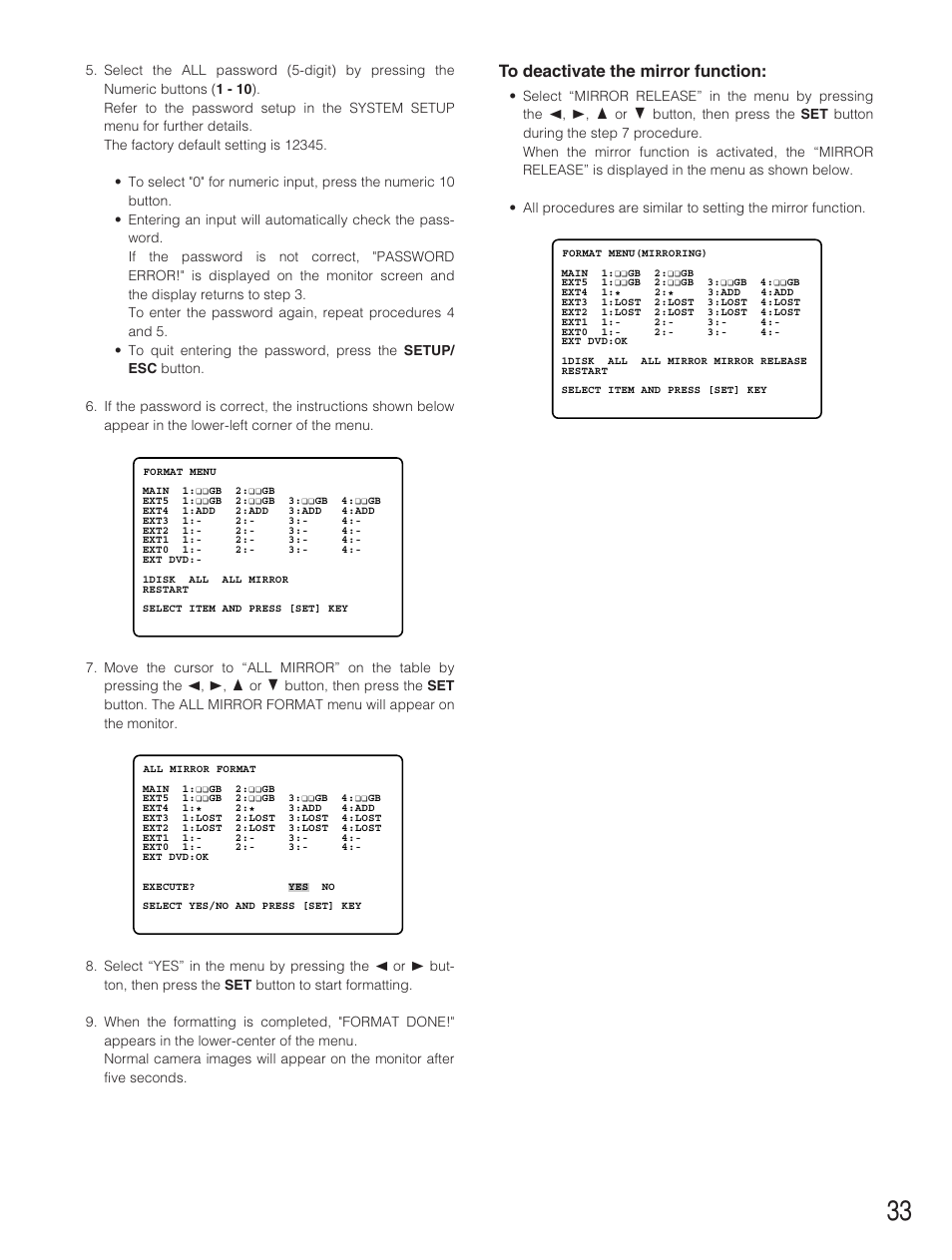 Panasonic WJ-HD500B User Manual | Page 33 / 104