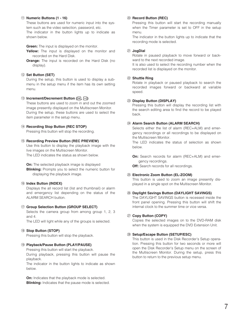 Panasonic WJ-HD500B User Manual | Page 7 / 104