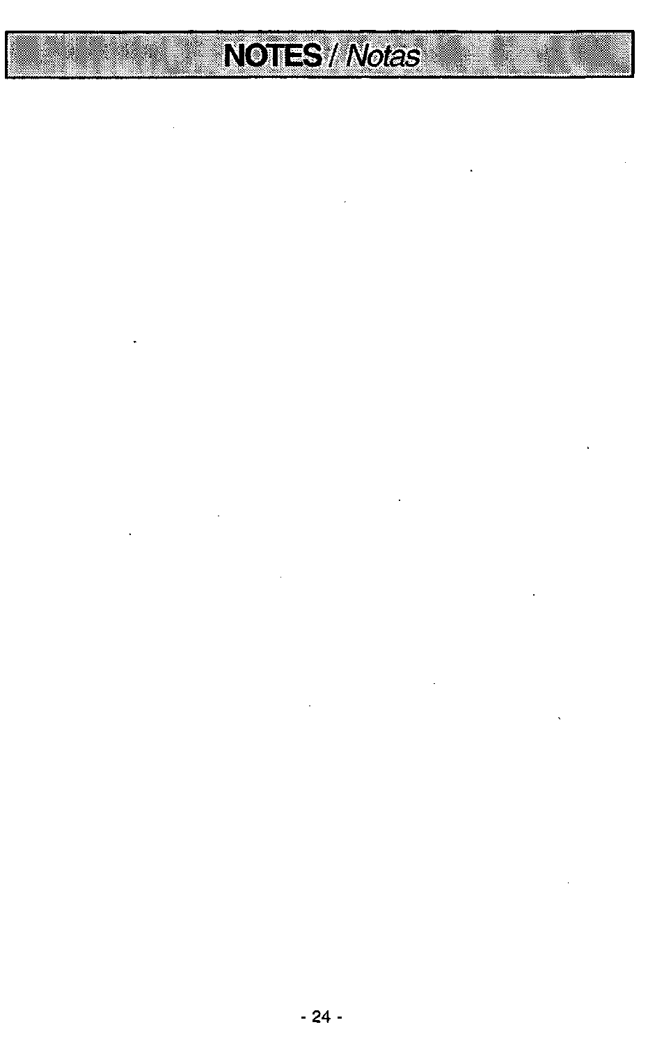 Panasonic MC-V7341 User Manual | Page 24 / 28