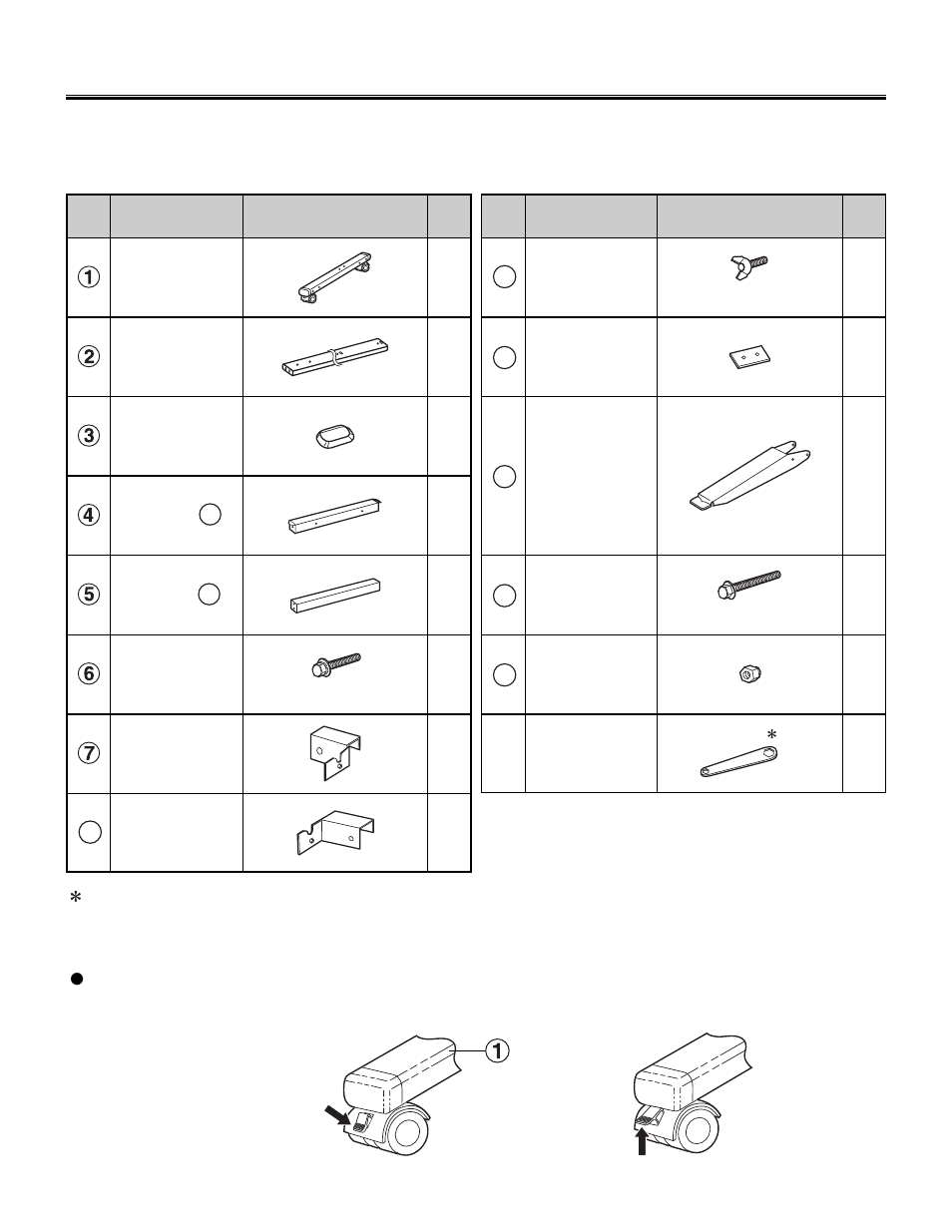 Assembling the optional stand (kx-bp065), Accessories, Assembling the optional stand | Kx-bp065) | Panasonic KX-BP800 User Manual | Page 78 / 86