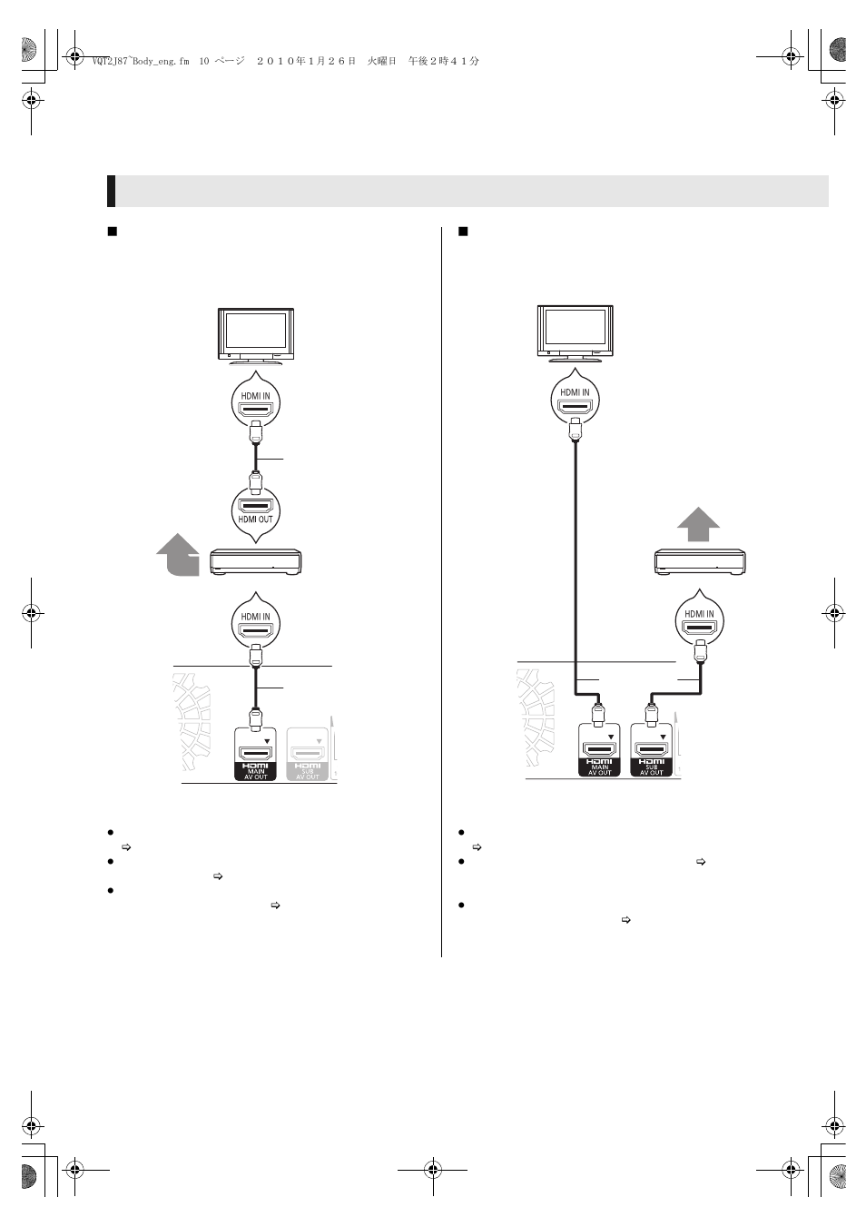 Step 2 : connecting to an amplifier/receiver, Digital audio | Panasonic DMP-BDT350 User Manual | Page 10 / 49