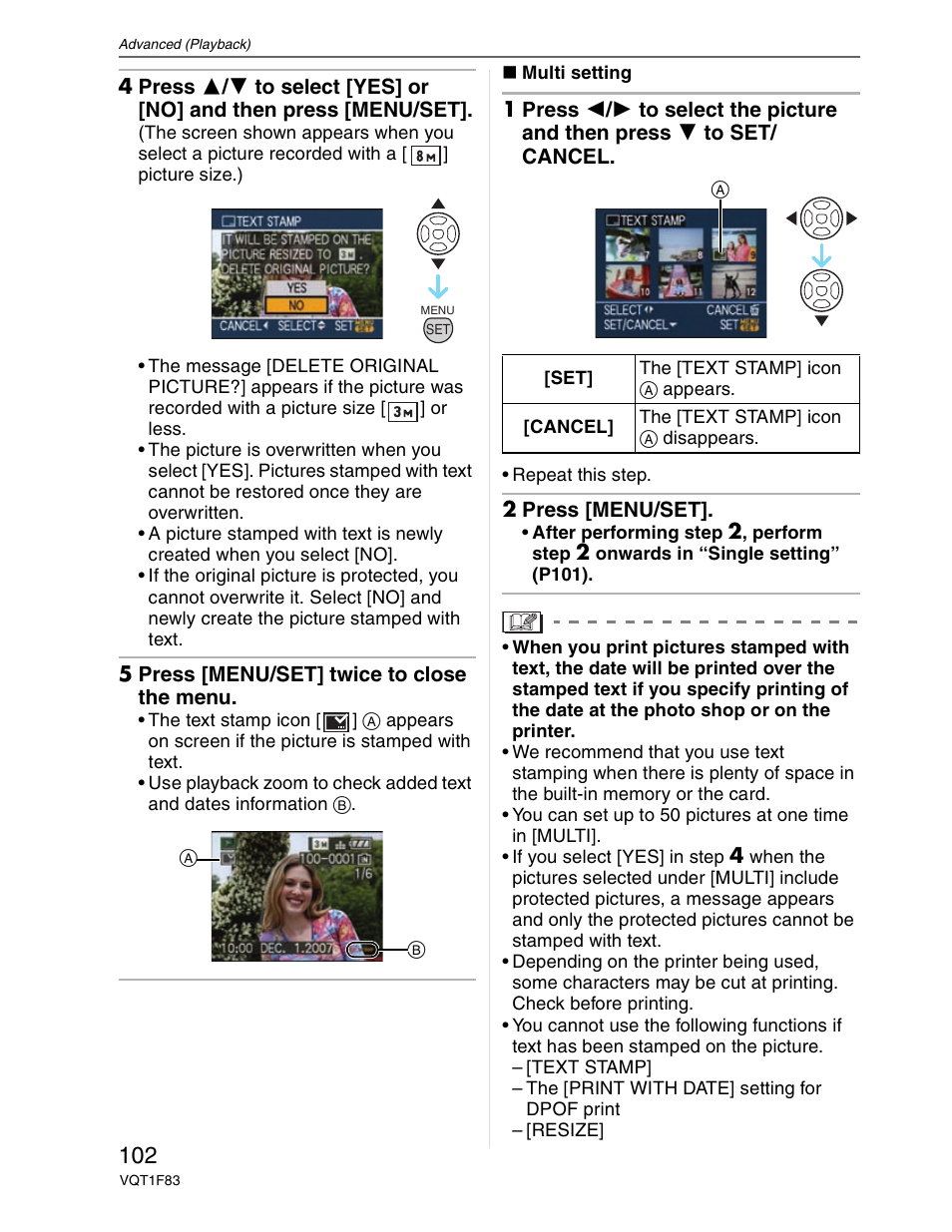 Panasonic DMC-FZ18 User Manual | Page 102 / 171