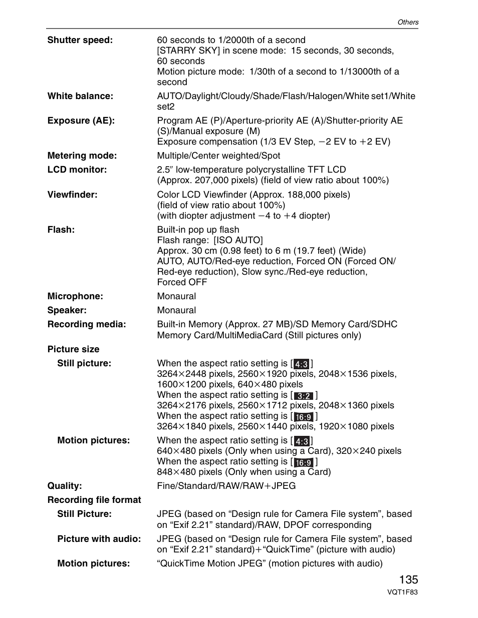 Panasonic DMC-FZ18 User Manual | Page 135 / 171