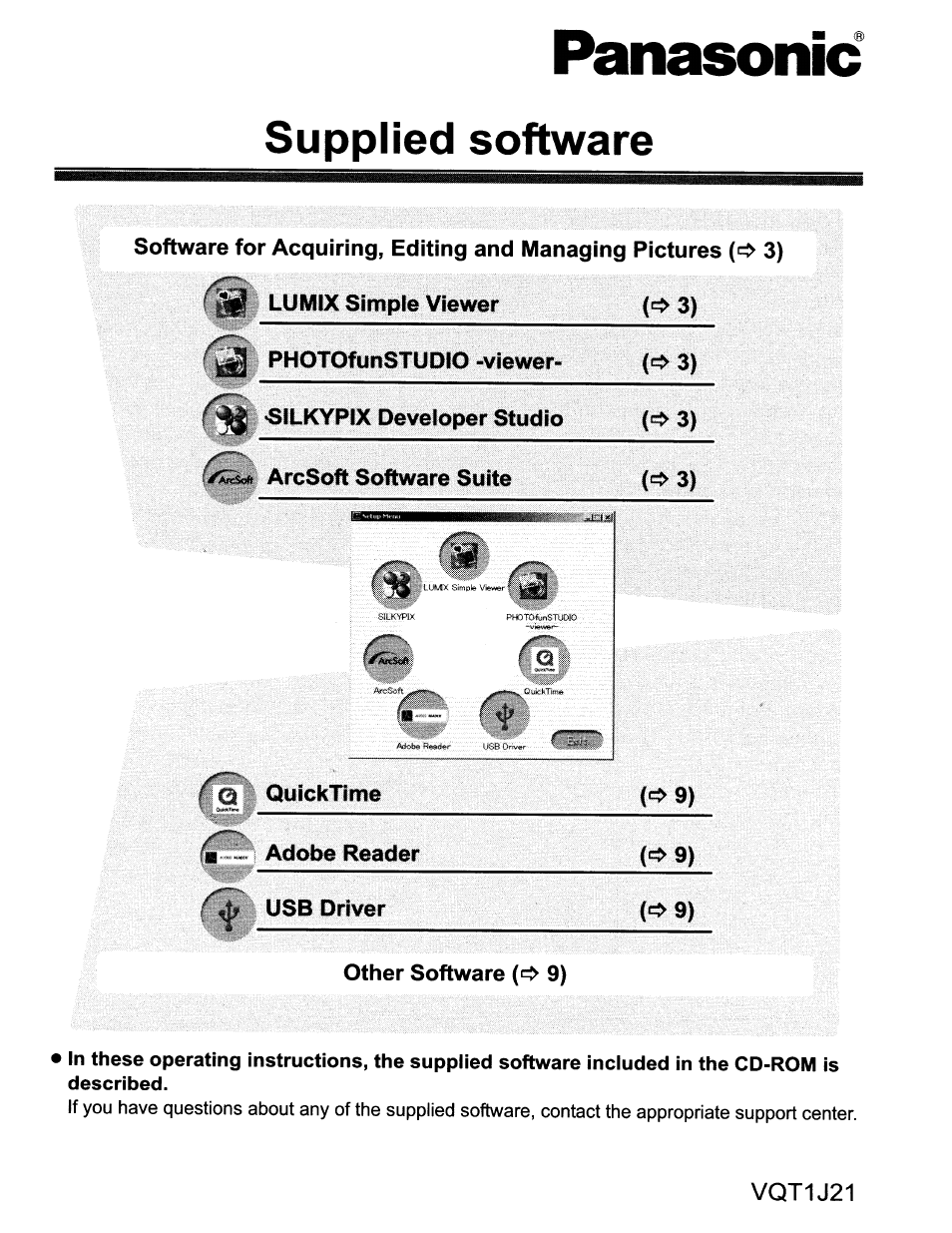 Software operation manual | Panasonic DMC-FZ18 User Manual | Page 149 / 171