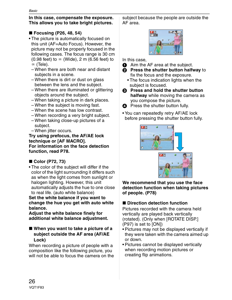 Panasonic DMC-FZ18 User Manual | Page 26 / 171
