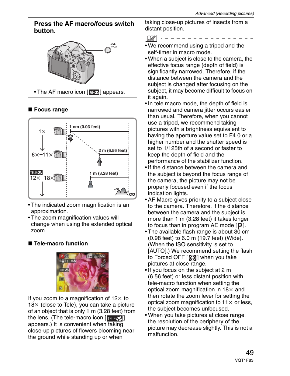 Panasonic DMC-FZ18 User Manual | Page 49 / 171