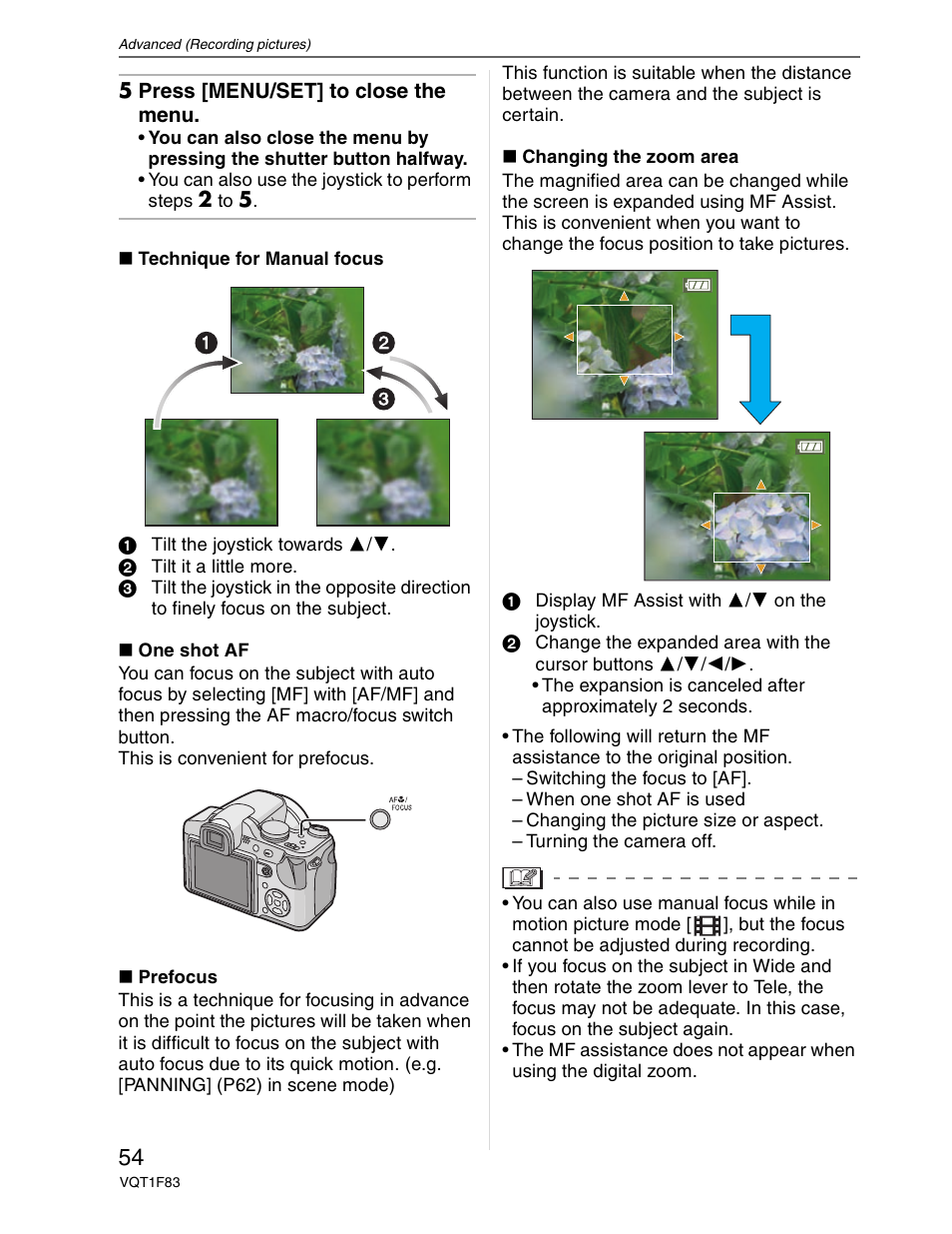 Panasonic DMC-FZ18 User Manual | Page 54 / 171