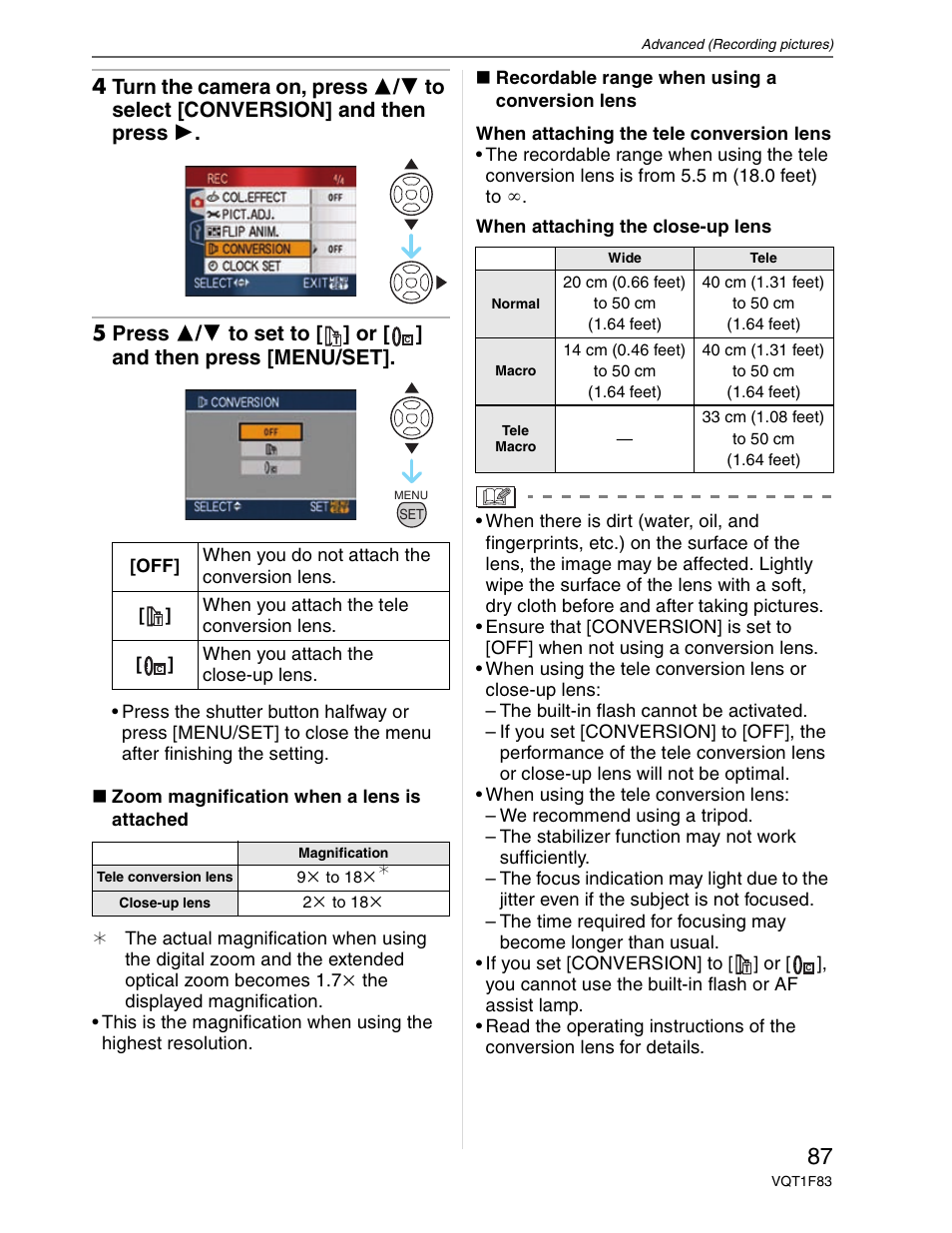 Panasonic DMC-FZ18 User Manual | Page 87 / 171