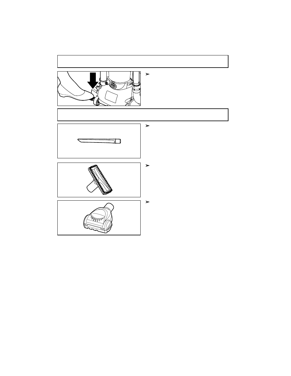 Releasing the handle, Using tools, Releasing the handle using tools | Panasonic MC-V7600 User Manual | Page 20 / 56