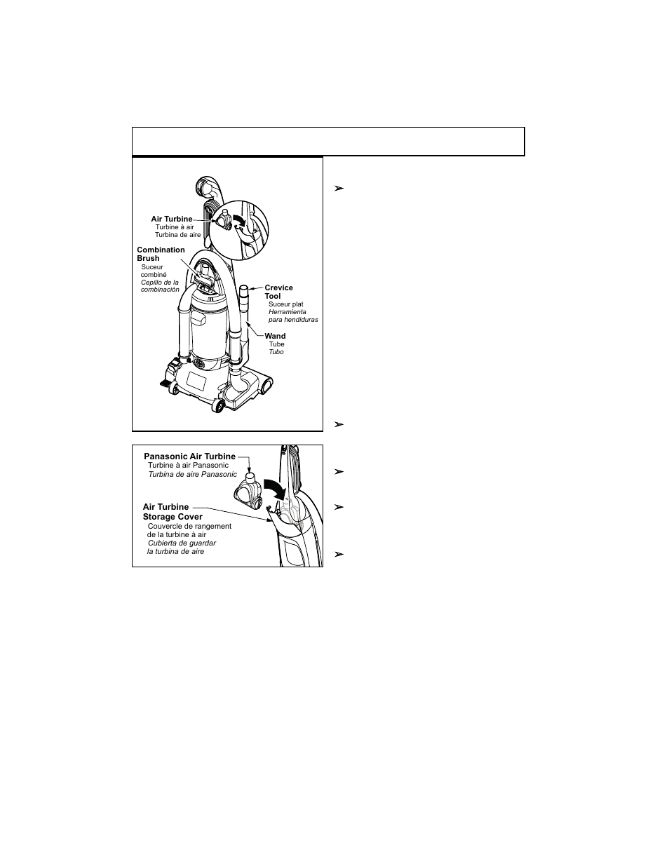 Attachments | Panasonic MC-V7600 User Manual | Page 22 / 56