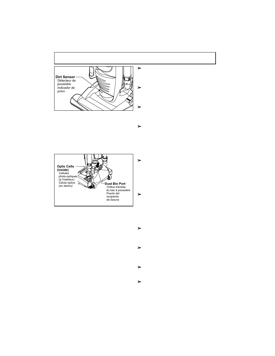 Dirt sensor | Panasonic MC-V7600 User Manual | Page 24 / 56