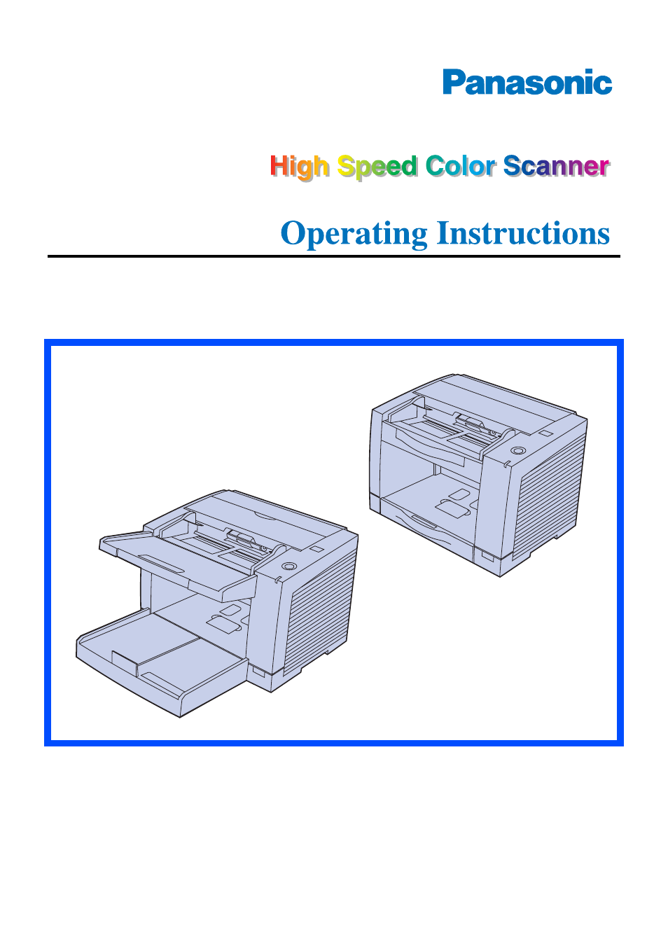 Panasonic KV-S2025C User Manual | 42 pages