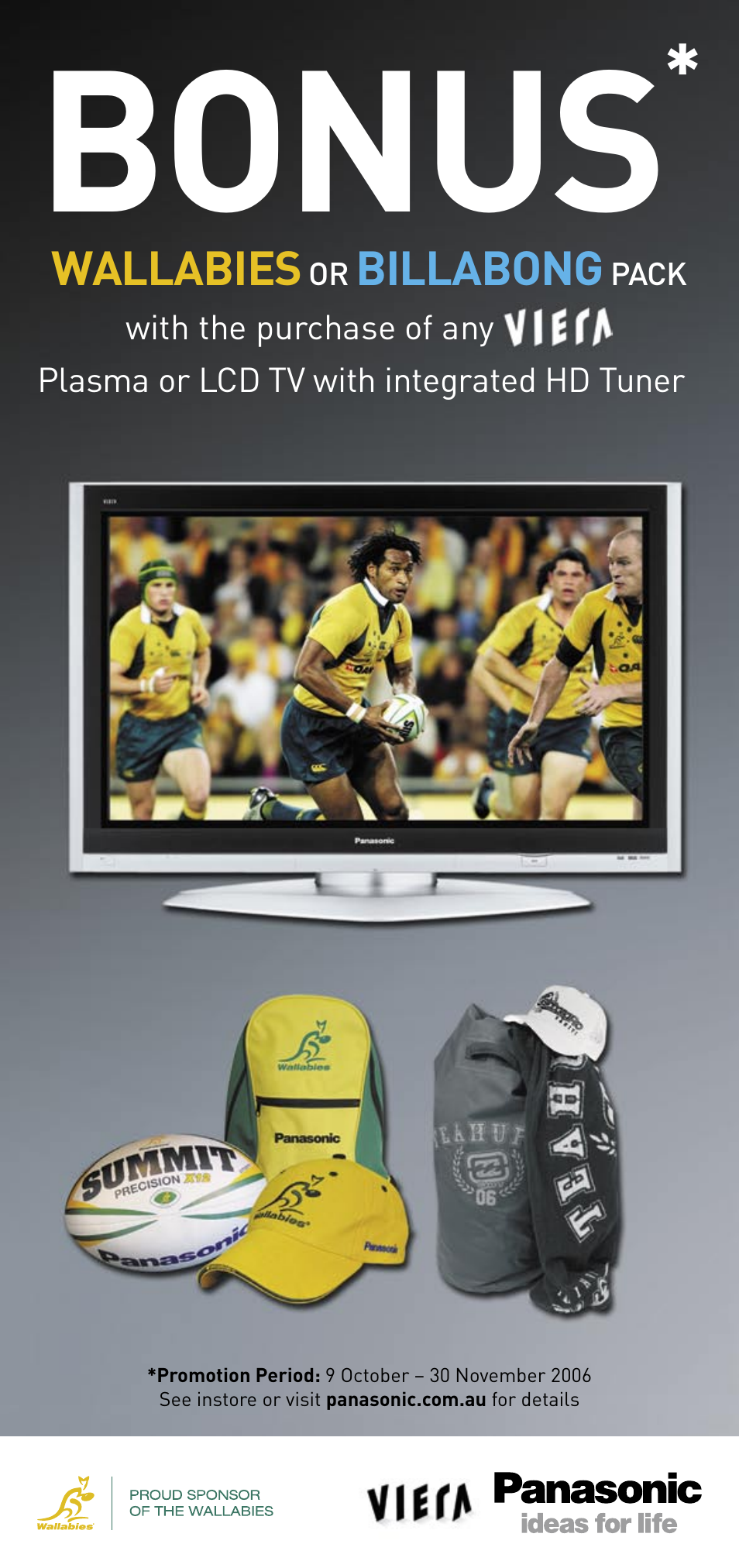 Panasonic Plasma or LCD TV User Manual | 2 pages