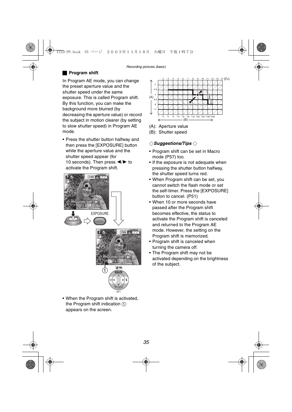 Panasonic DMC-FZ10PP User Manual | Page 35 / 144