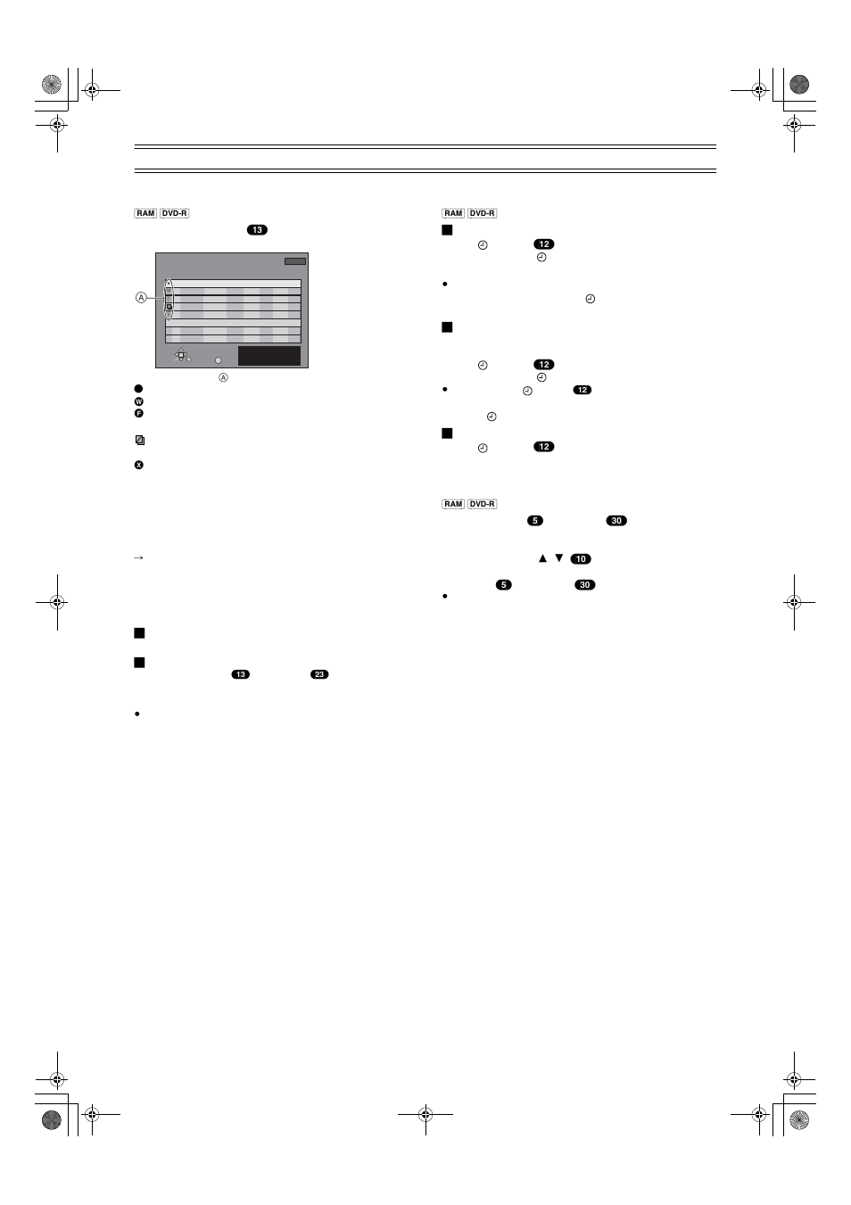 Starting and canceling programmes | Panasonic DMR E50 User Manual | Page 35 / 78