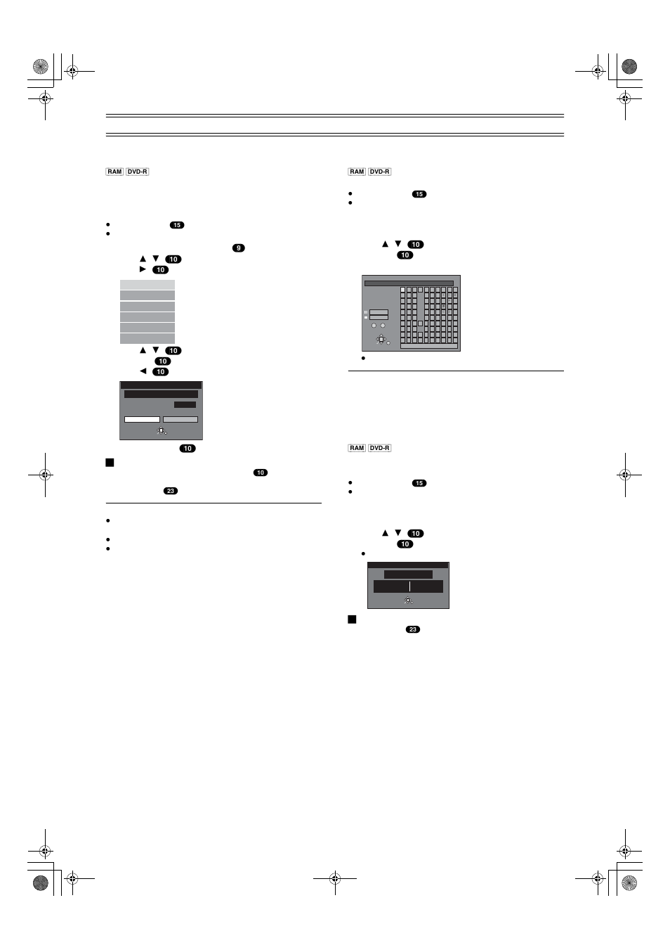 Erasing programmes, Entering and editing programme titles, Checking programme contents | Using the direct navigator (continued) | Panasonic DMR E50 User Manual | Page 42 / 78