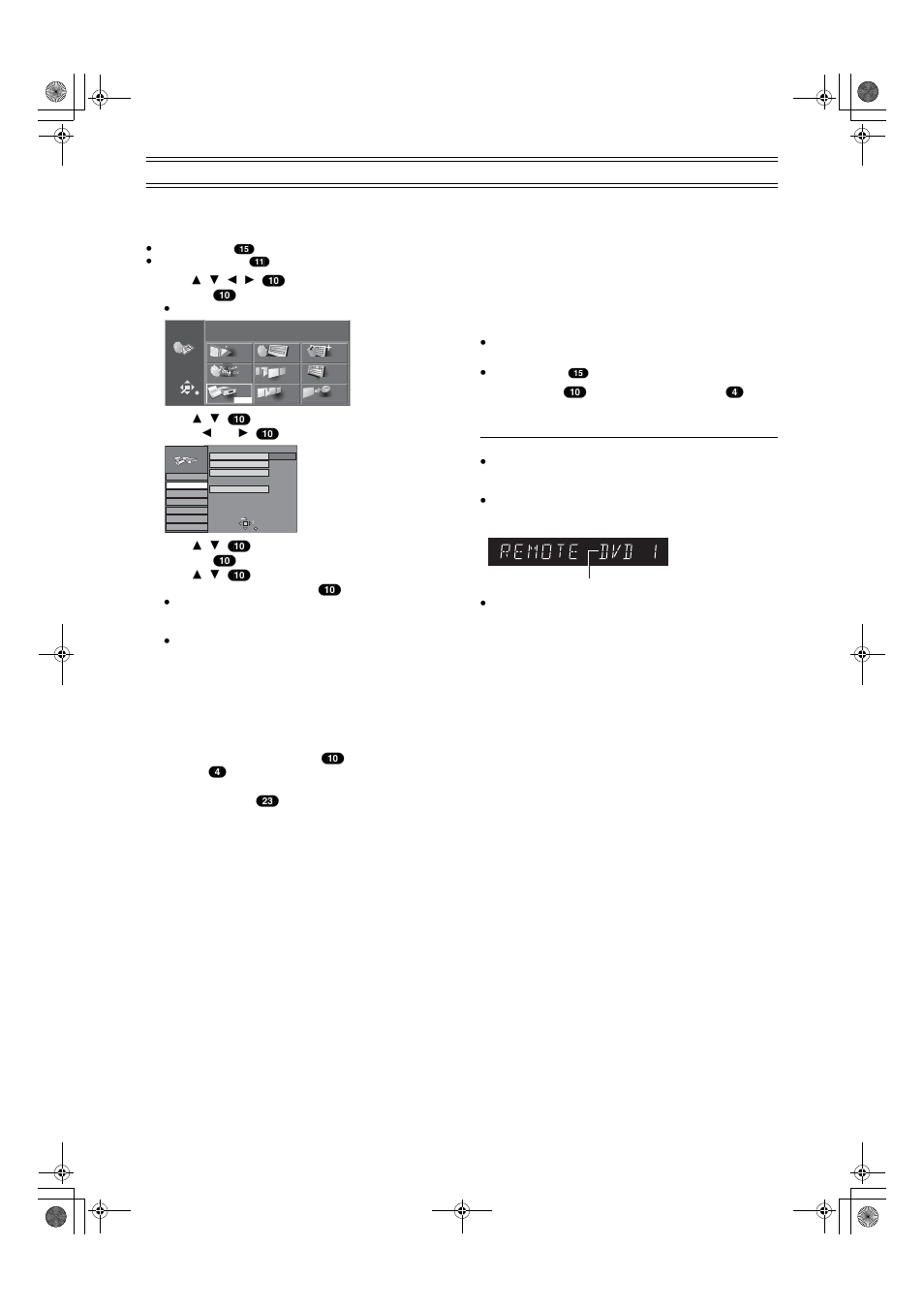The remote control, Remote setting | Panasonic DMR E50 User Manual | Page 63 / 78