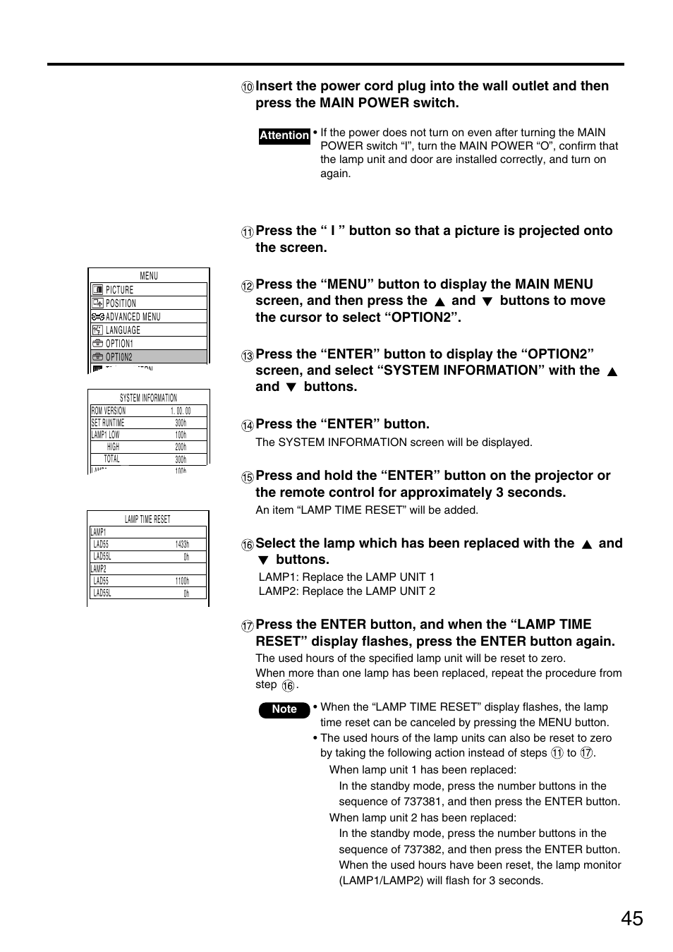 Panasonic PT-DW5000UL User Manual | Page 45 / 68