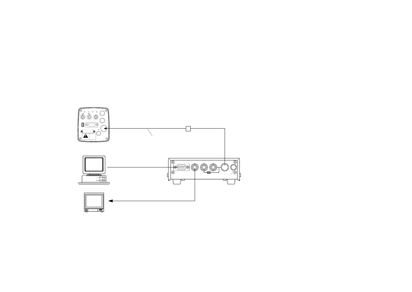 Connection of computer interface adaptor | Panasonic AW-E560 User Manual | Page 22 / 63