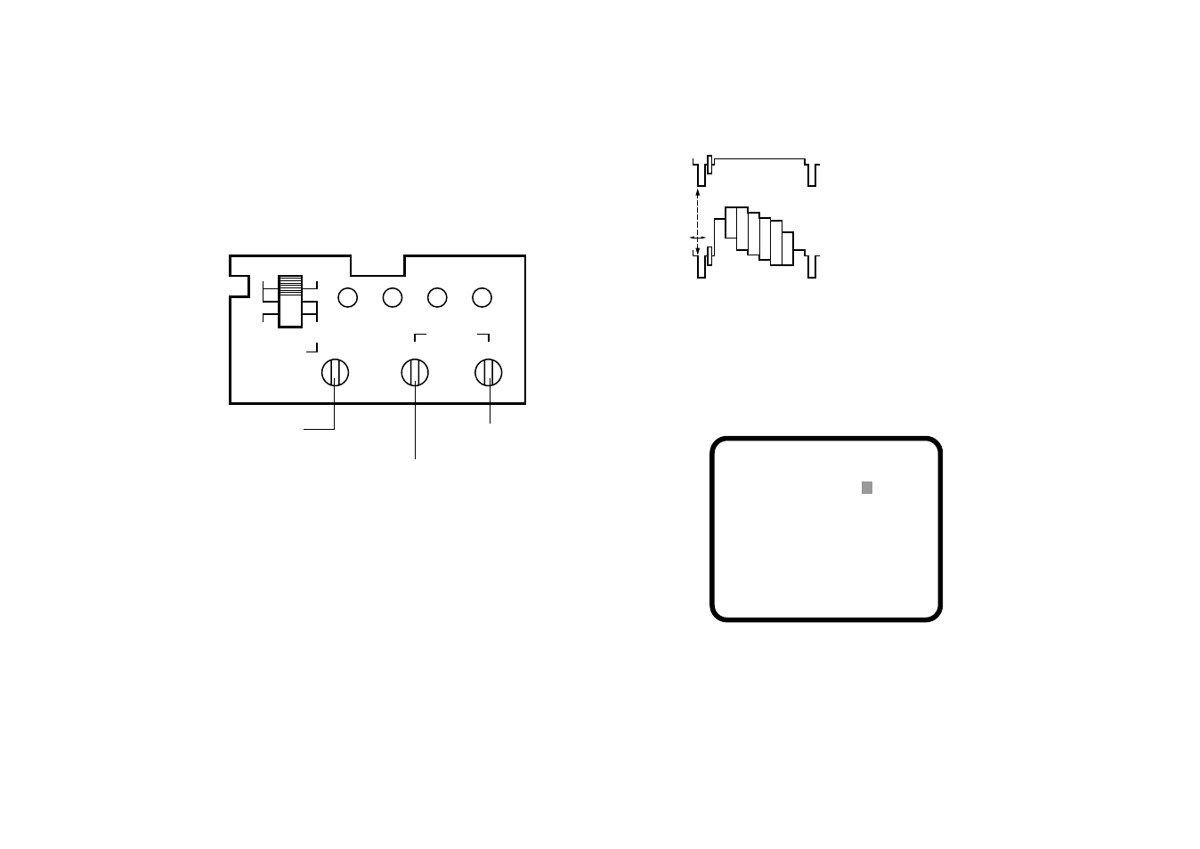 Gen- lock adjustment, Horizontal phase control | Panasonic AW-E560 User Manual | Page 31 / 63