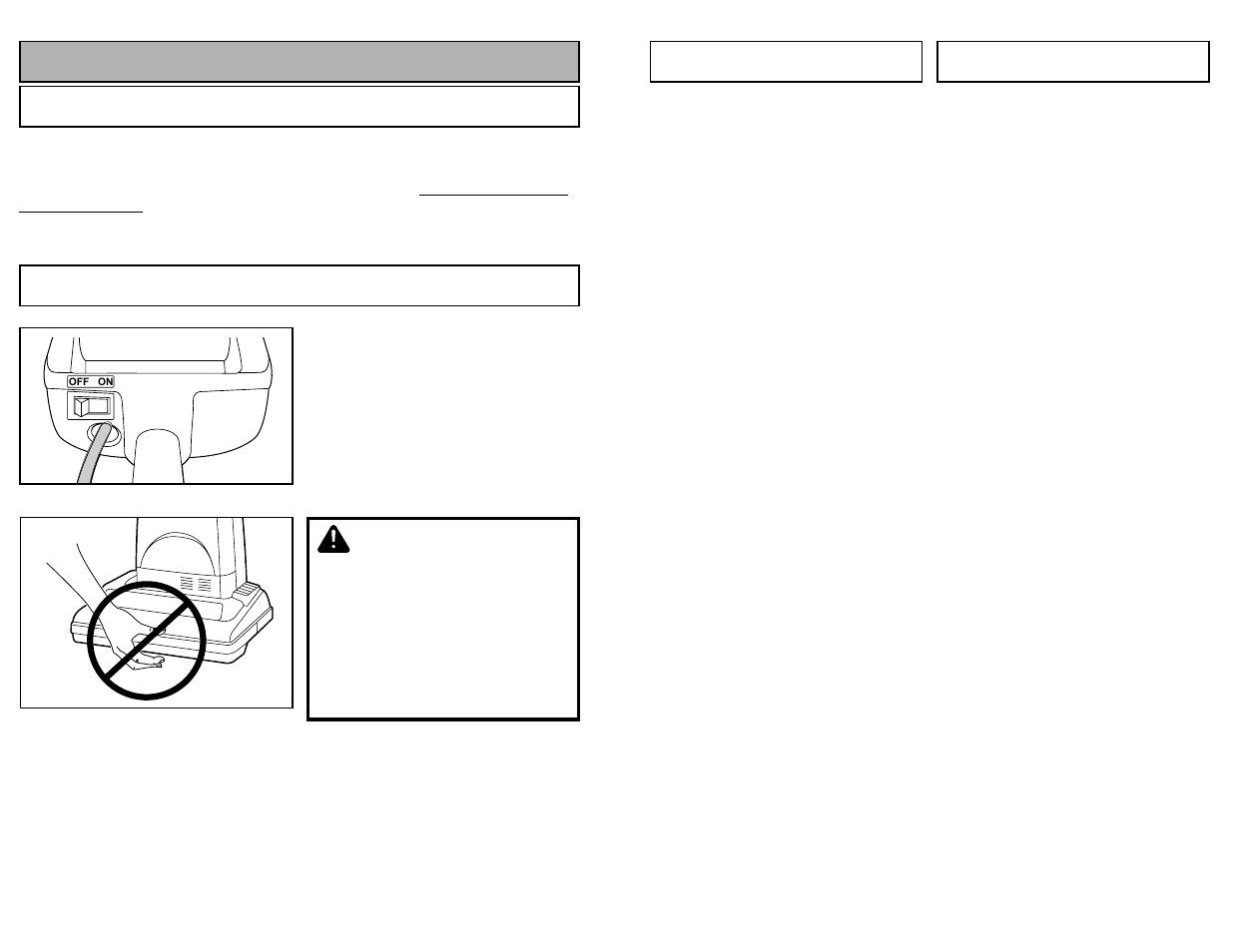 To operate vacuum cleaner, Power cord, On-off switch | Caution | Panasonic MC-UG583 User Manual | Page 18 / 48