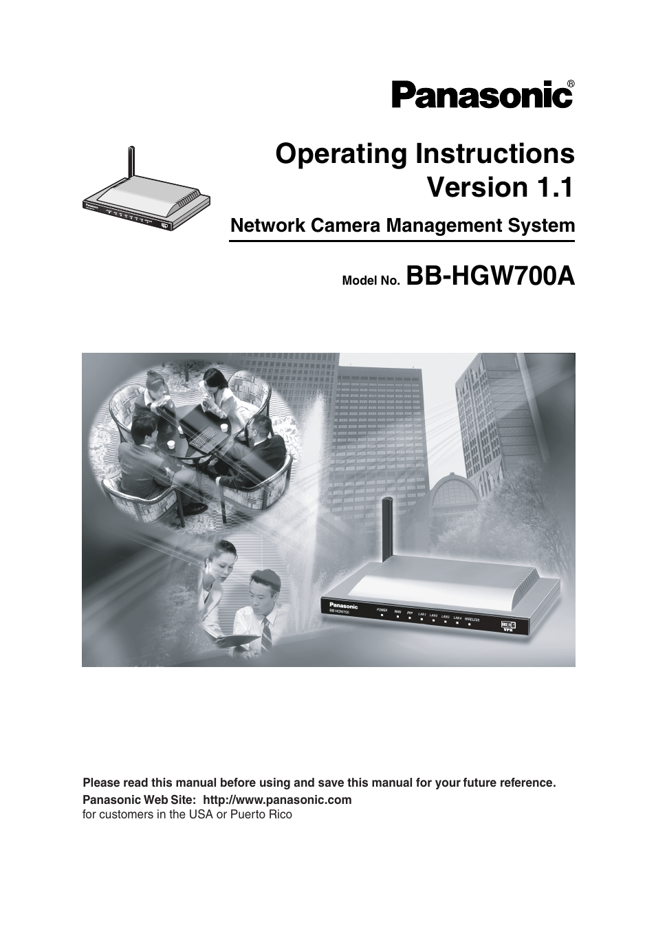 Panasonic BB-HGW700A User Manual | 152 pages