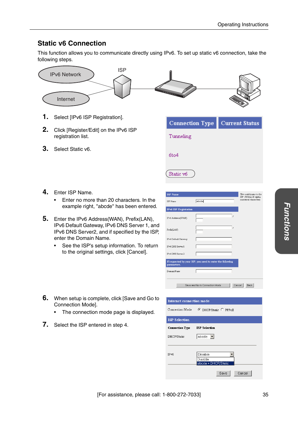 Functio n s | Panasonic BB-HGW700A User Manual | Page 35 / 152