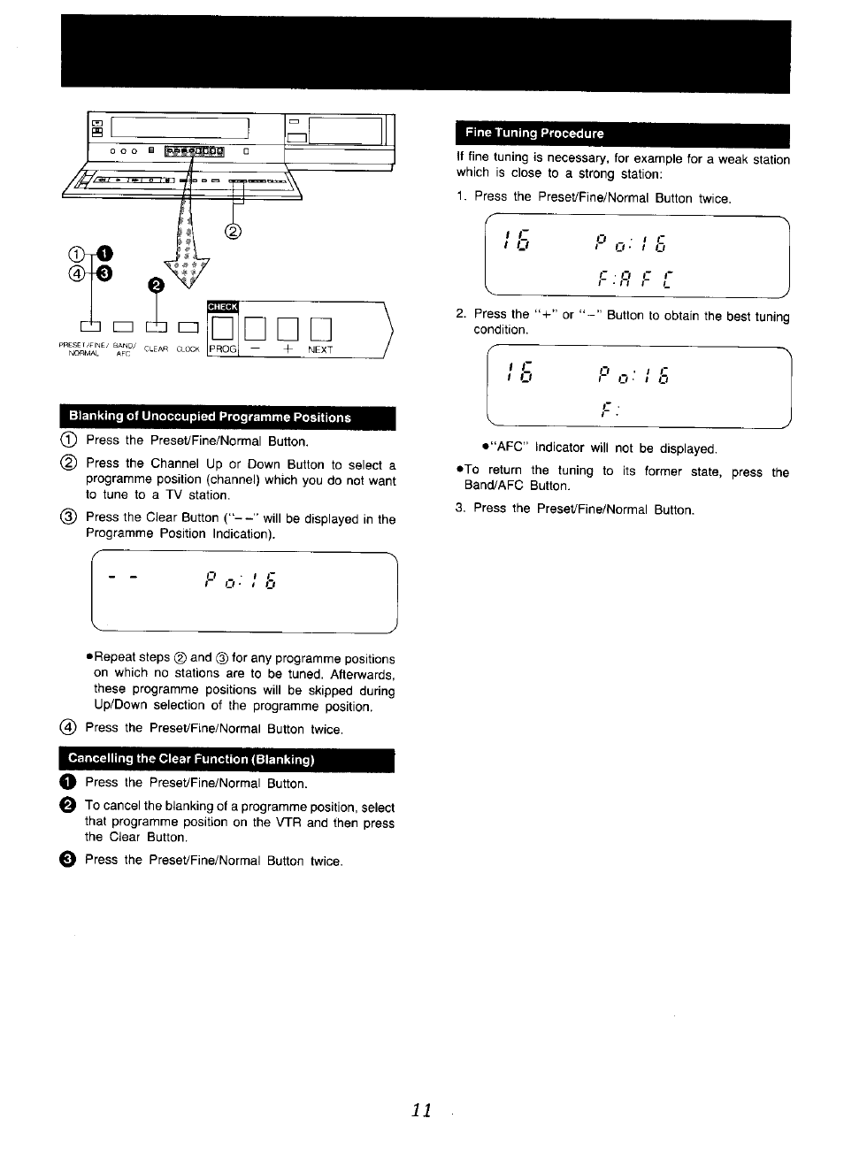 C ■ o c | Panasonic NV-D48 Series User Manual | Page 11 / 36