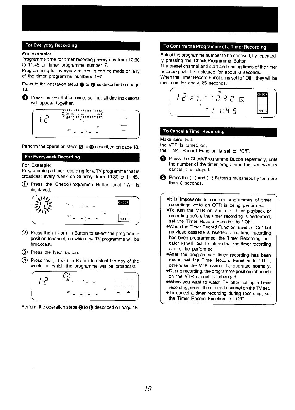 Panasonic NV-D48 Series User Manual | Page 19 / 36