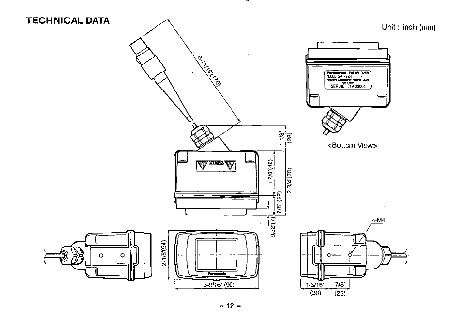 Panasonic GP-RV201 User Manual | Page 14 / 16