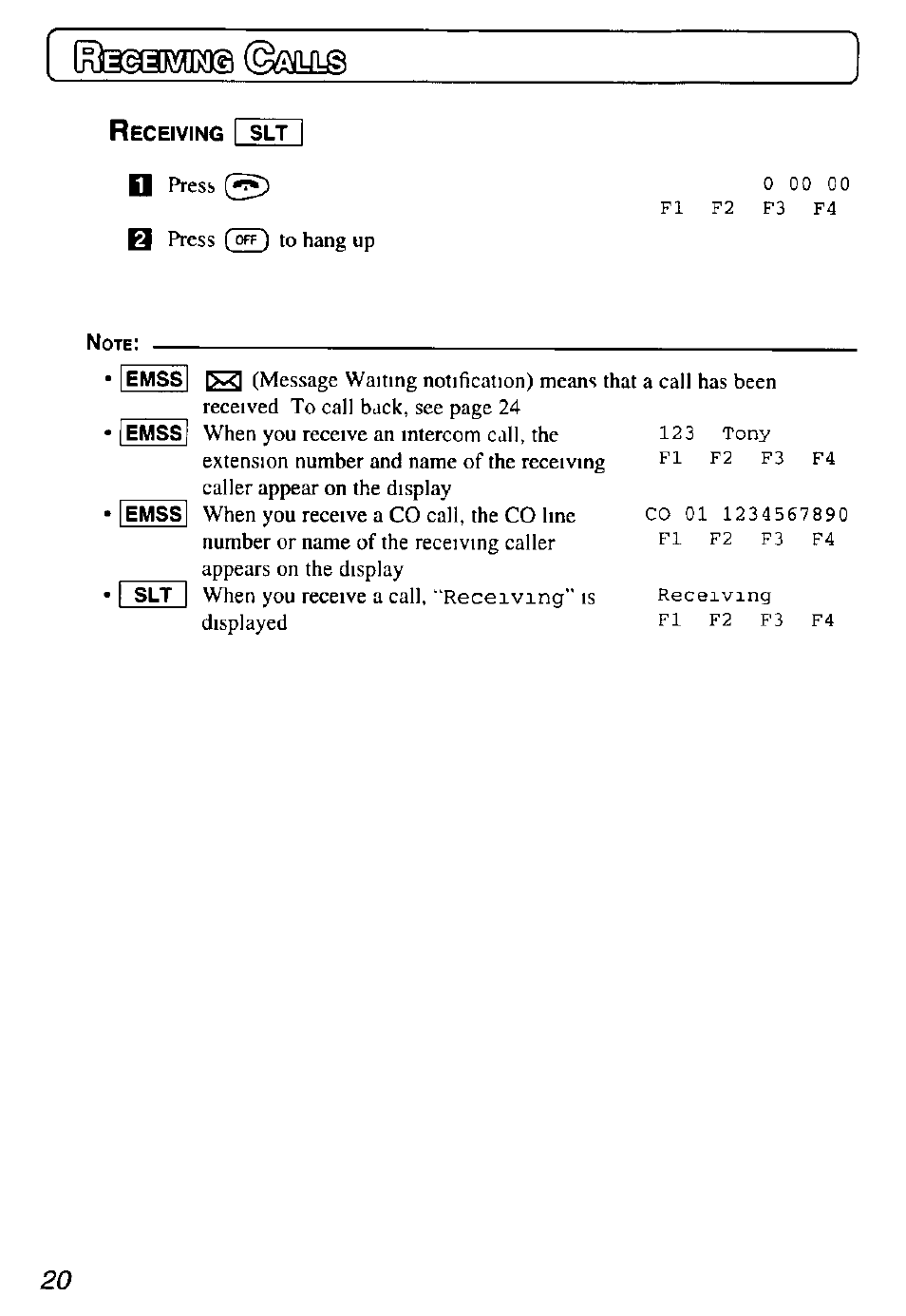 Panasonic KX-TD7895 User Manual | Page 20 / 48