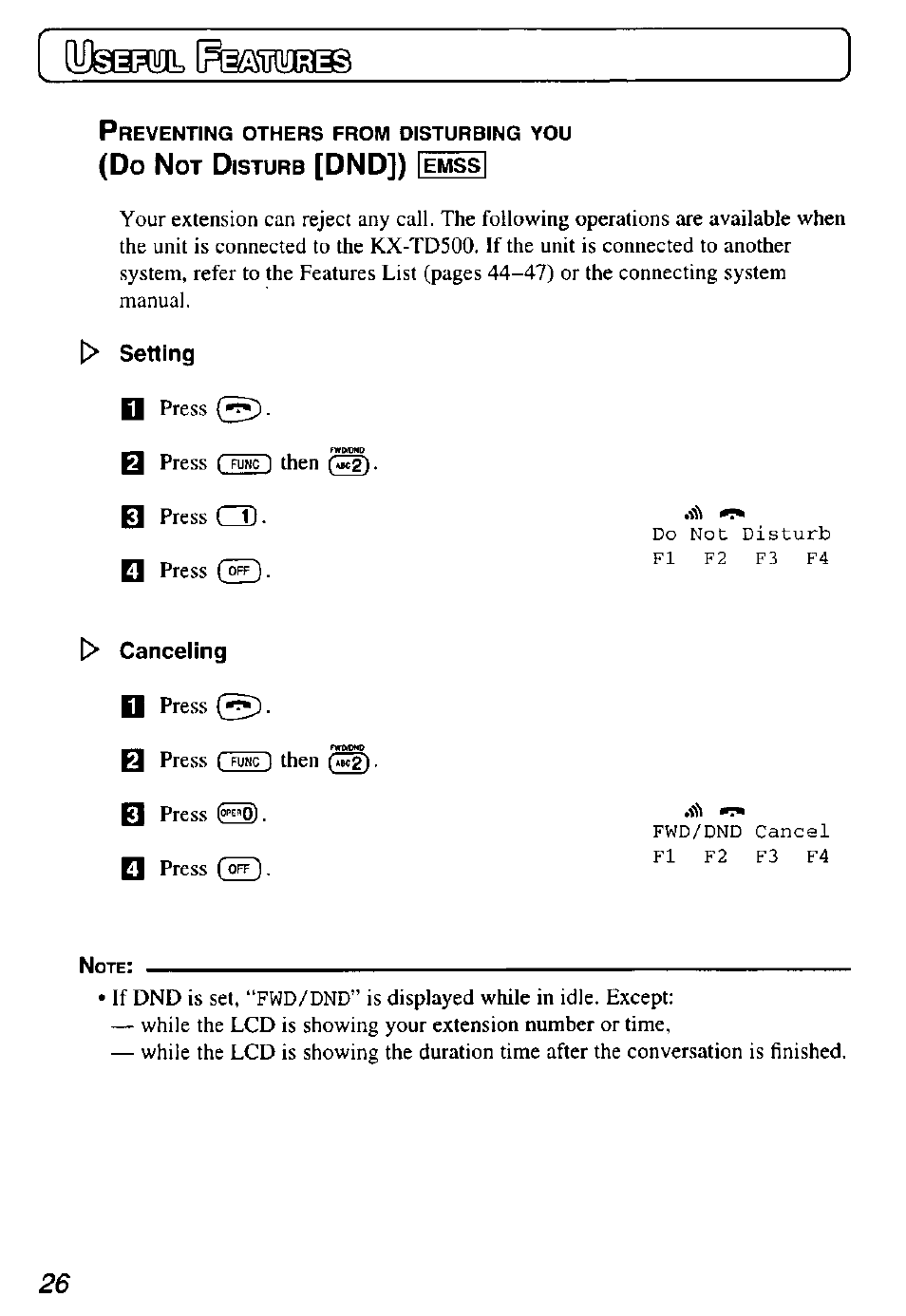 Ykim | Panasonic KX-TD7895 User Manual | Page 26 / 48