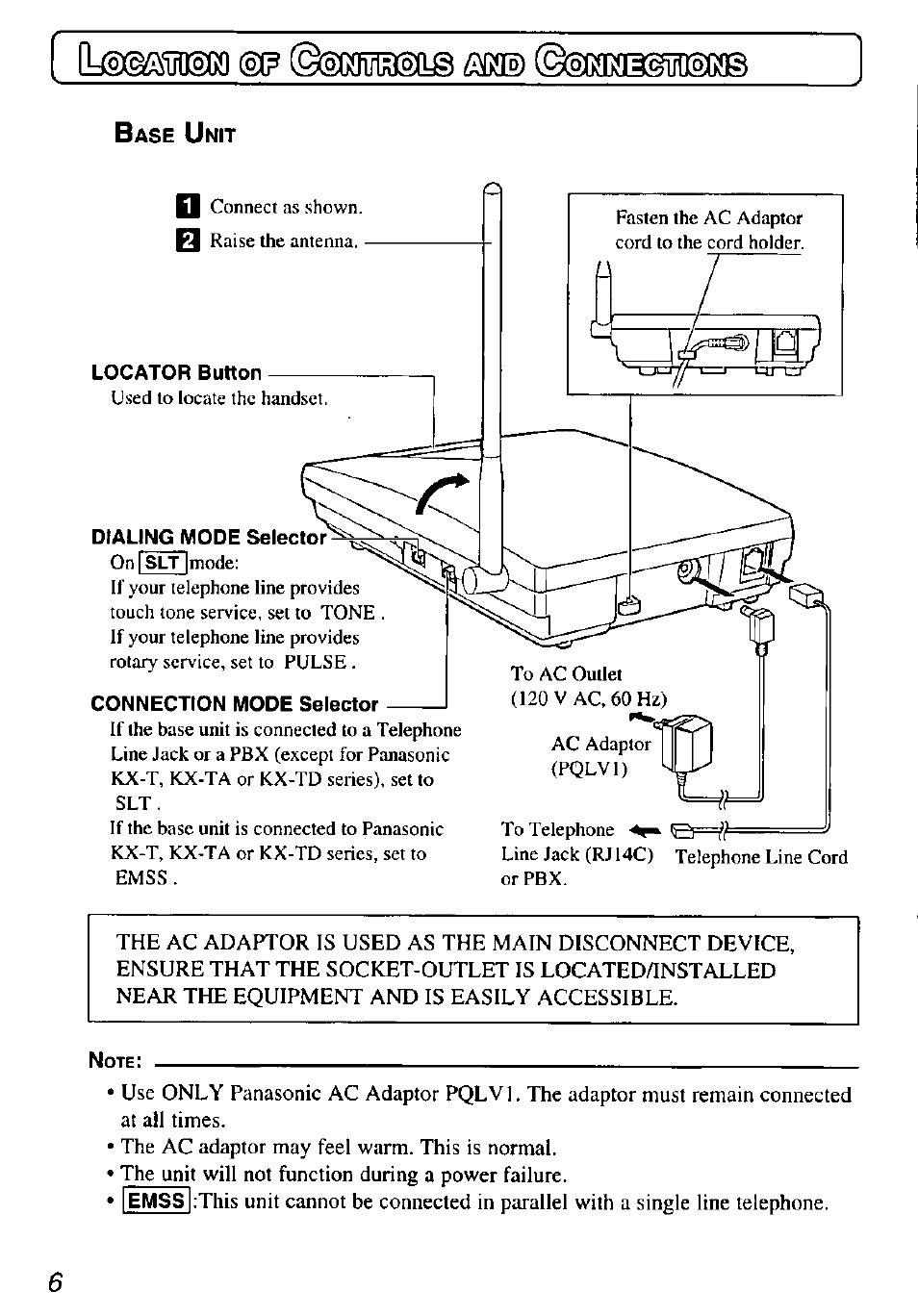 Panasonic KX-TD7895 User Manual | Page 6 / 48