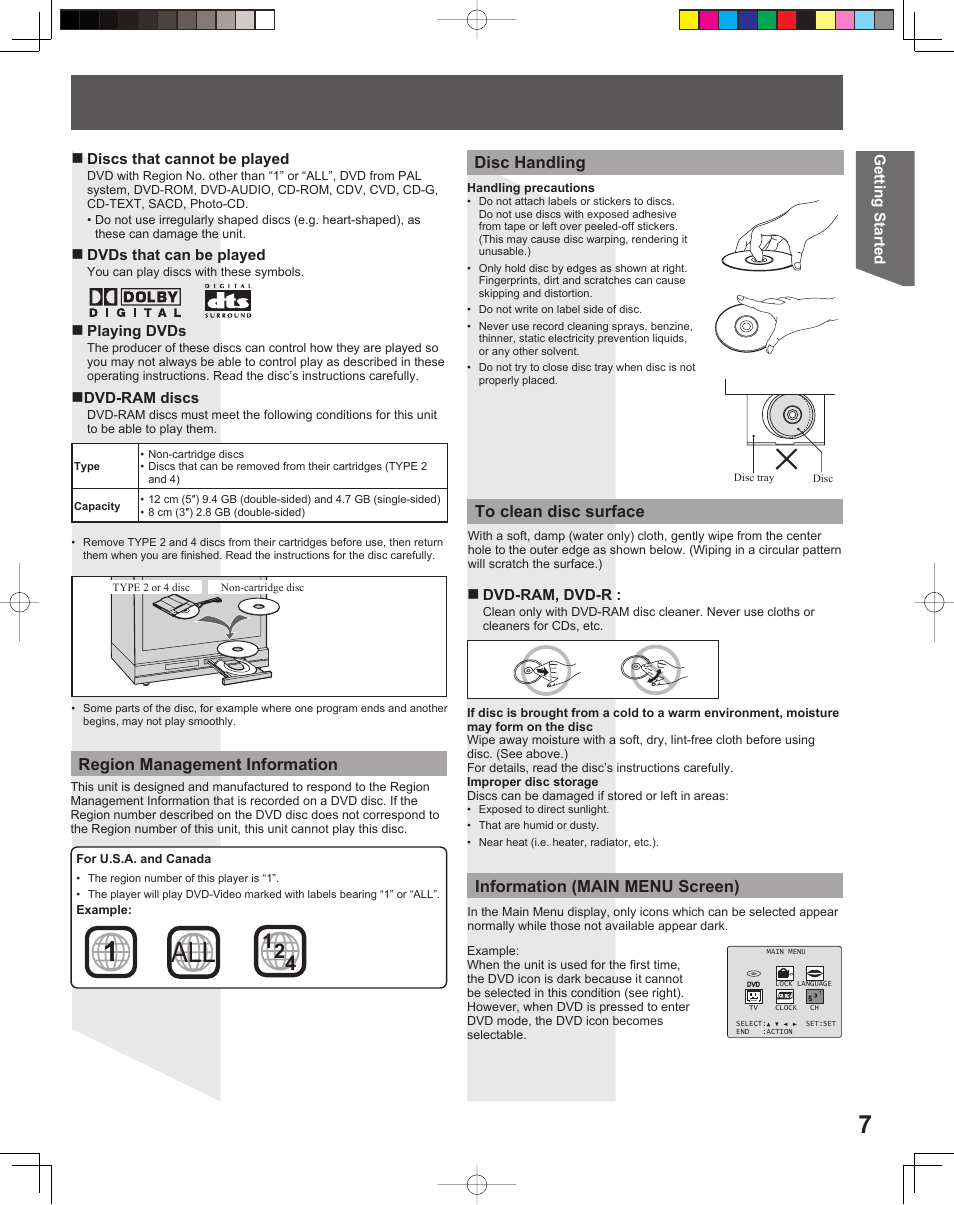 Panasonic PV-DF206M User Manual | Page 7 / 64