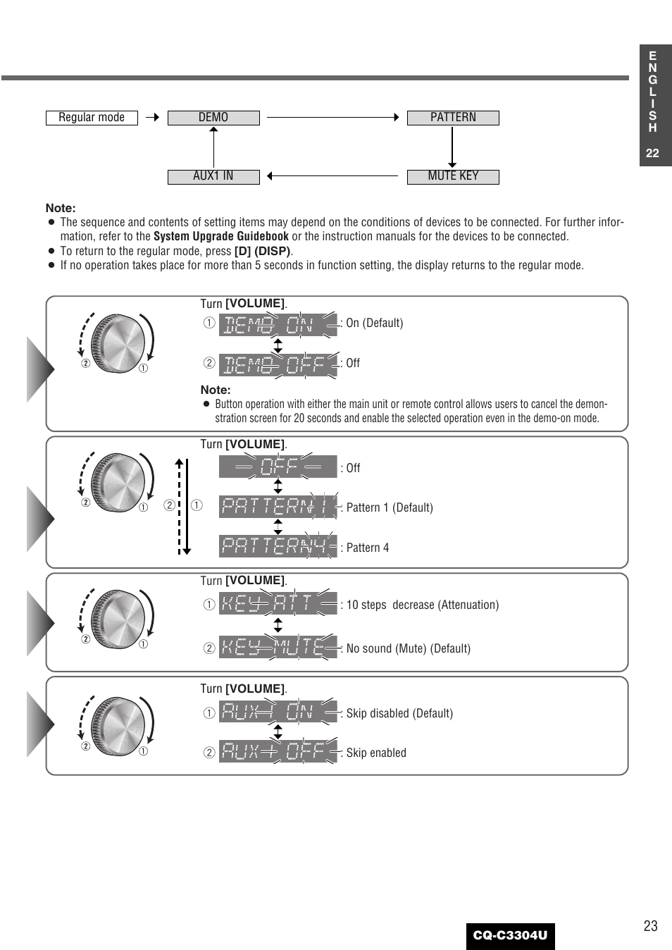 Panasonic CQ-C3304U User Manual | Page 23 / 32