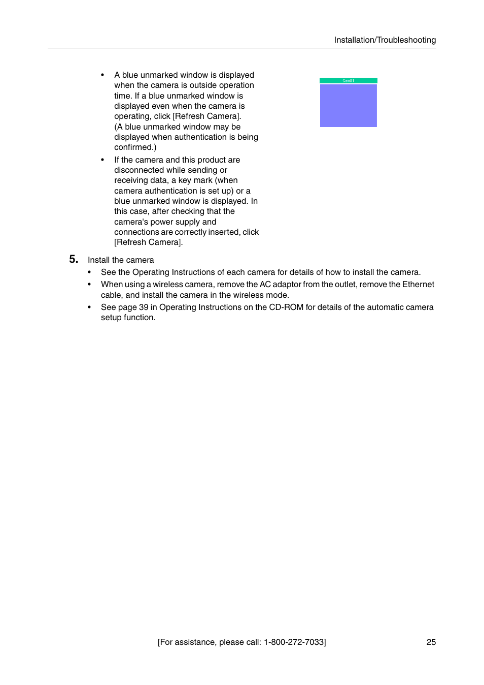 Panasonic CAMERA MANAGEMENT SYSTEM BB-HGW700A User Manual | Page 25 / 32