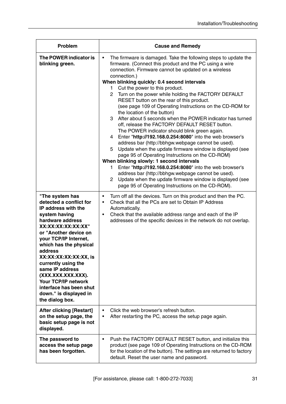 Panasonic CAMERA MANAGEMENT SYSTEM BB-HGW700A User Manual | Page 31 / 32