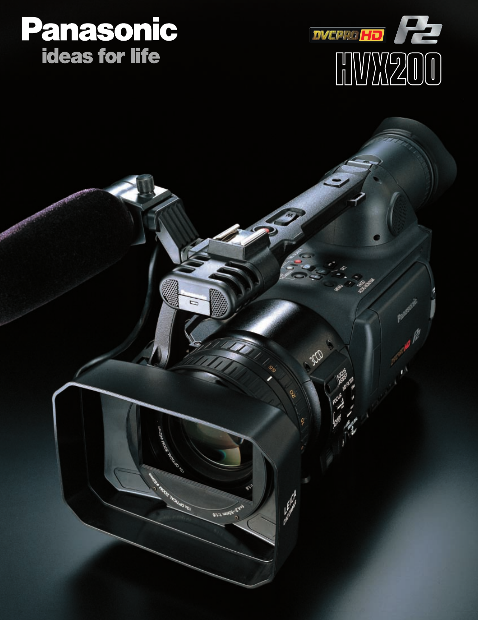 Panasonic AG-HVX200 User Manual | 16 pages