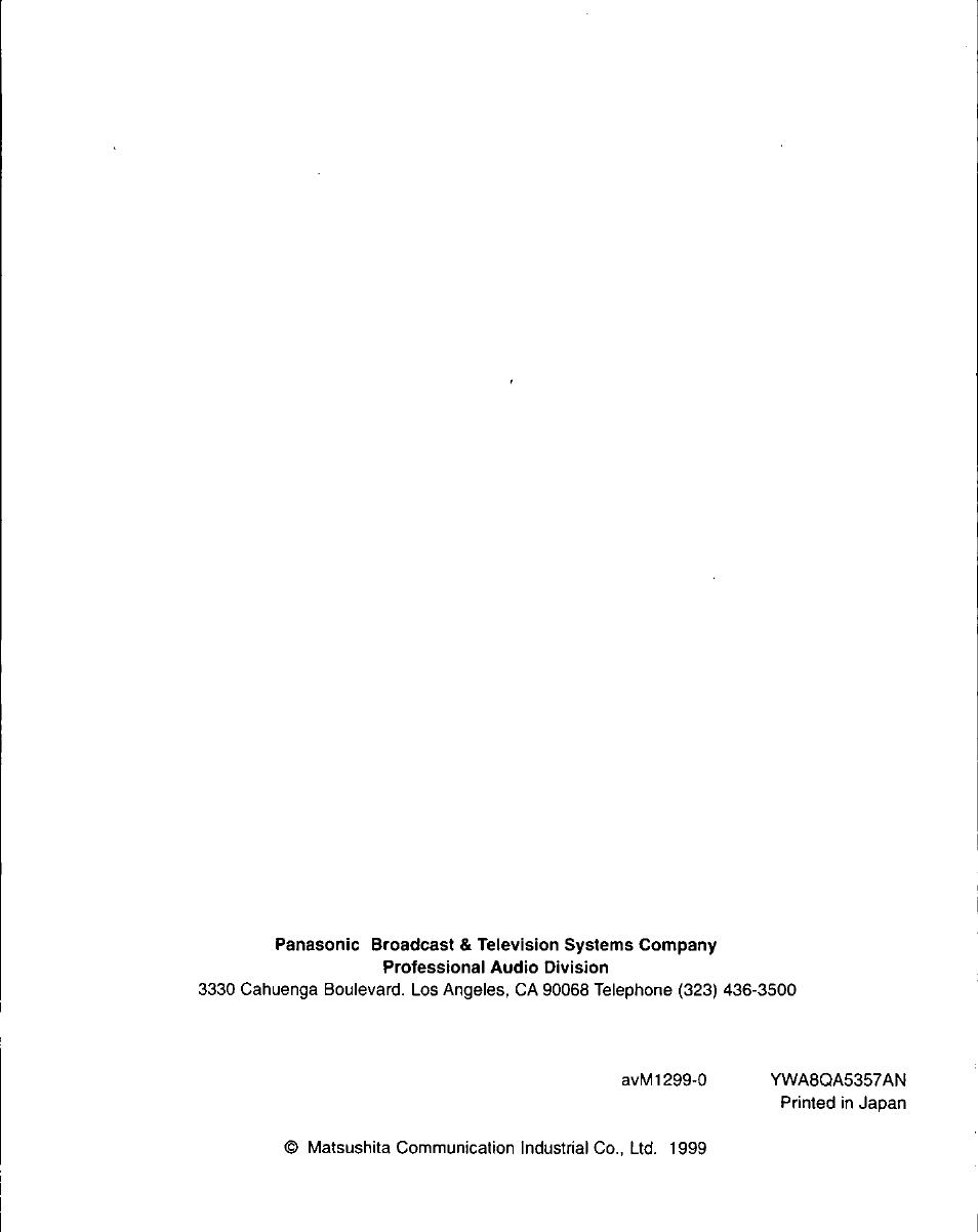 Panasonic WZ-AESAD User Manual | Page 4 / 4
