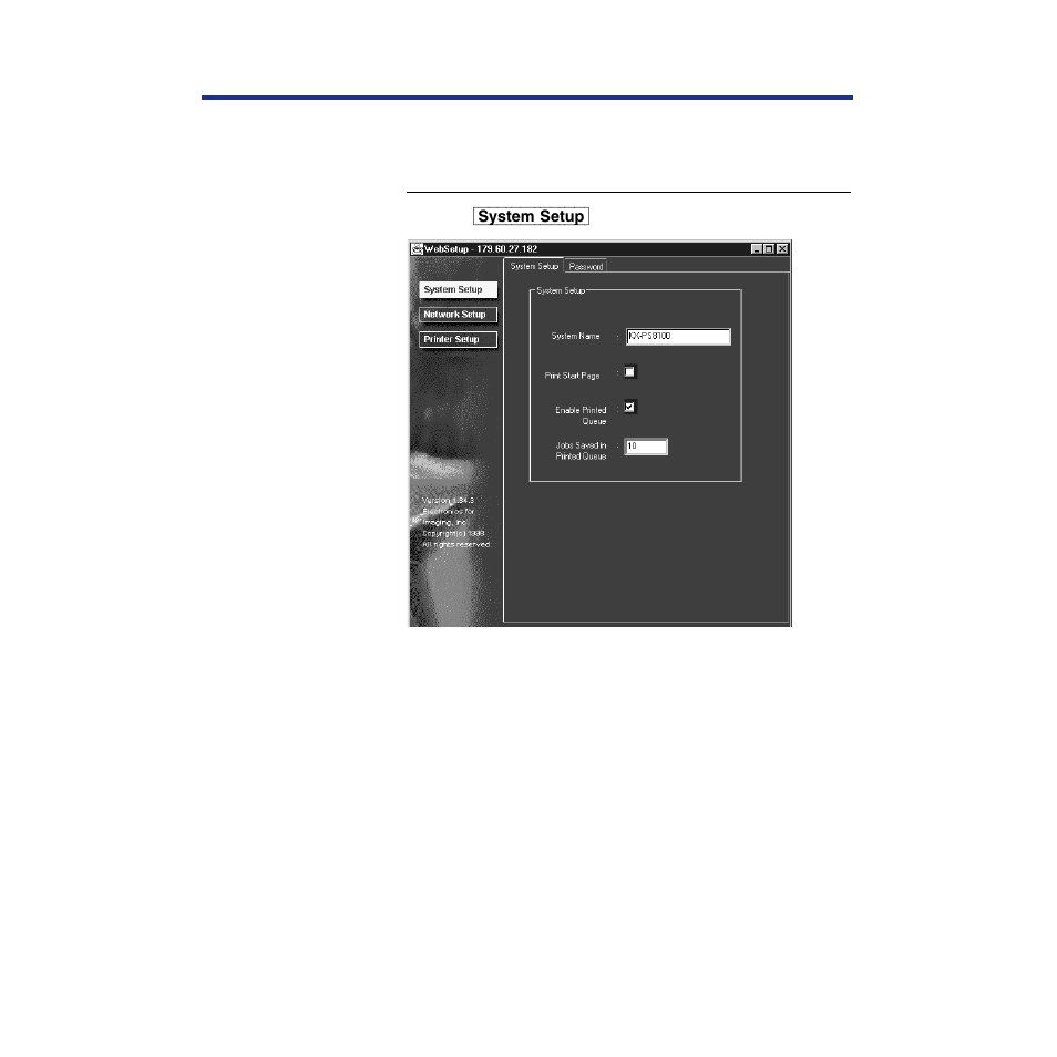 System setup | Panasonic KX-PS8100 User Manual | Page 156 / 305