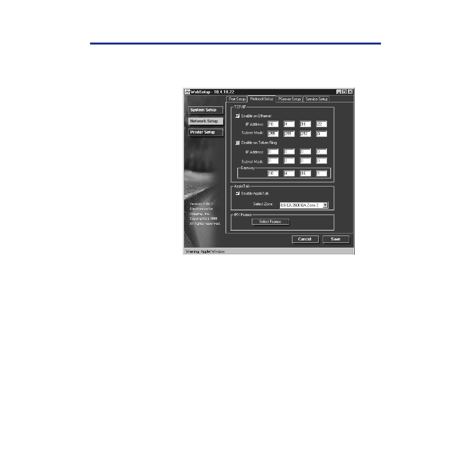 160 setup from the printer panel and websetup | Panasonic KX-PS8100 User Manual | Page 160 / 305